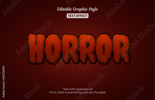 horror mystery Editable Text Effect