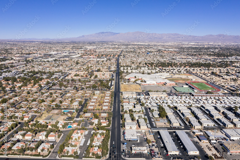 Obraz premium Las Vegas Valley from Above
