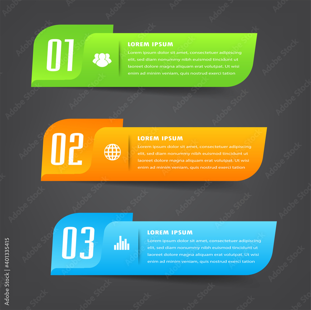 modern text box template, banner Infographics modern text box template, banner Infographics