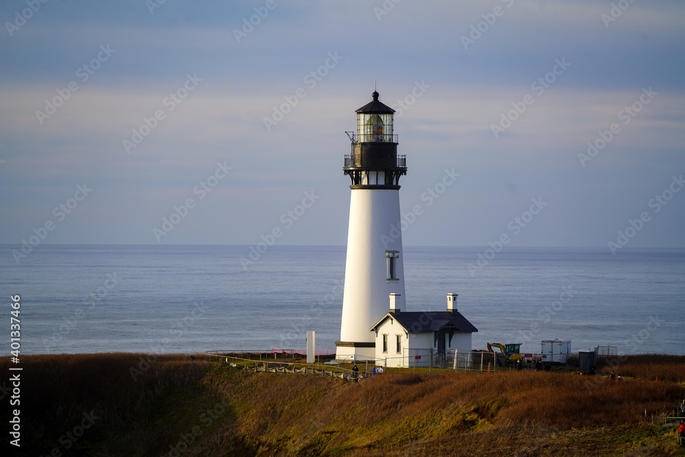 lighthouse on the coast of Oregon, USA lighthouse on the coast of Oregon, USA