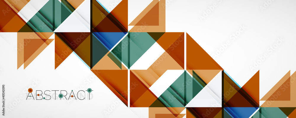 Set of vector triangle geometric backgrounds. Vector illustration for covers, banners, flyers and posters and other designs Set of vector triangle geometric backgrounds. Vector illustration for covers, banners, flyers and posters and other designs