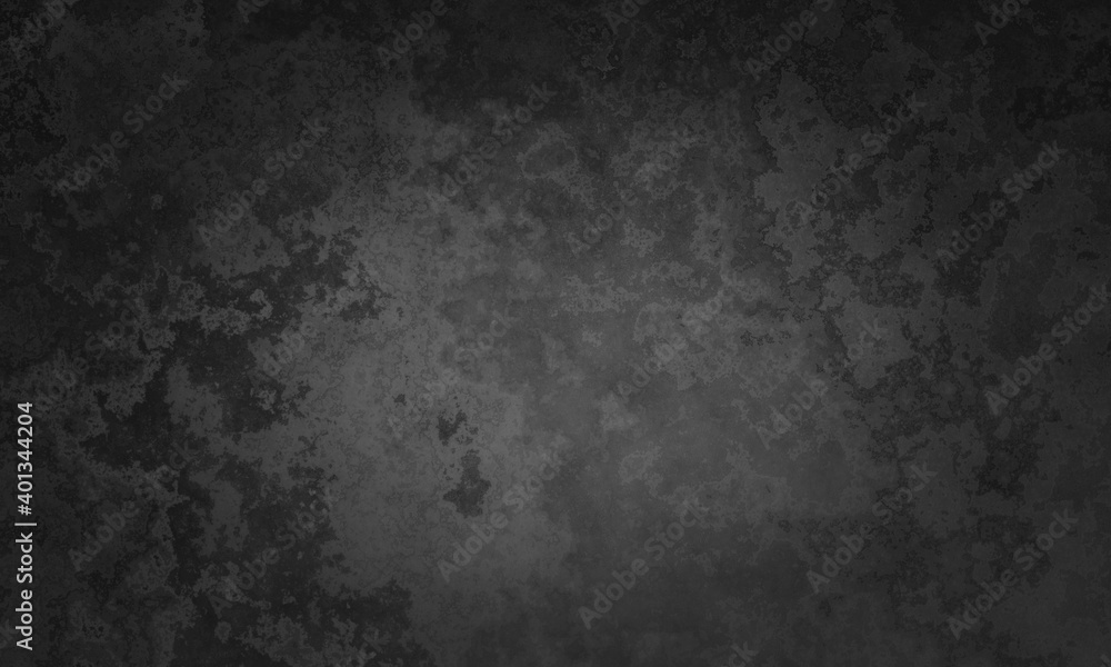 Fototapeta premium Vignetted weathered cement wall background