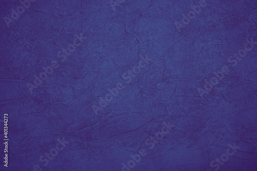 Dark blue background texture. Textured wall for design.