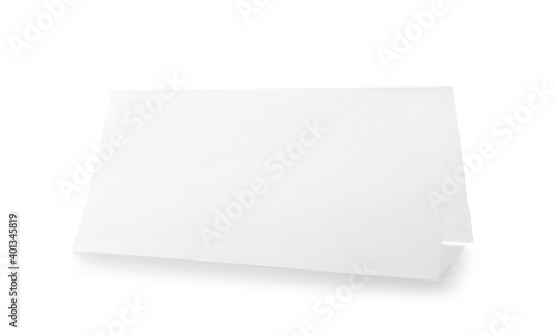 Blank paper sheet on white background © Pixel-Shot