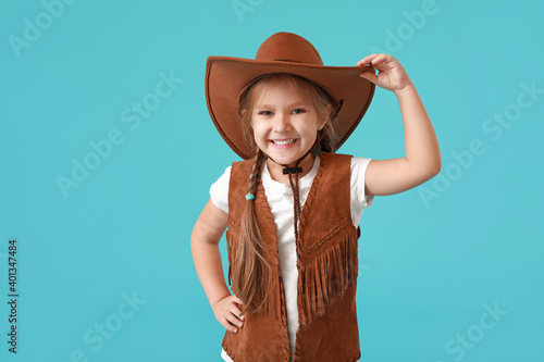 Portrait of stylish little ...