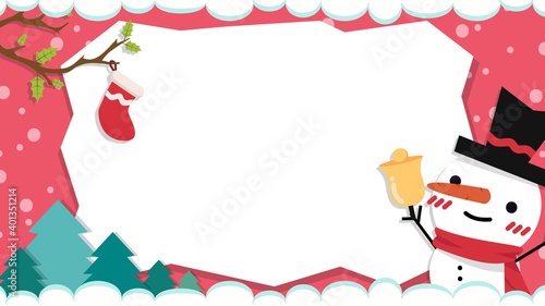 Christmas label vector. free space for text. sale card. price tag.