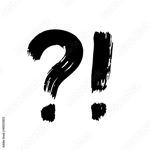 Doodle grunge style icon. Decorative element. Outline, cartoon line icon