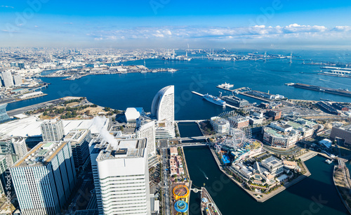 横浜港 全景