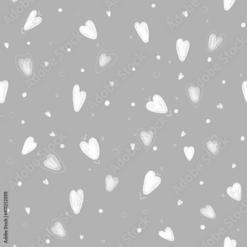  valentine's day pattern with hearts