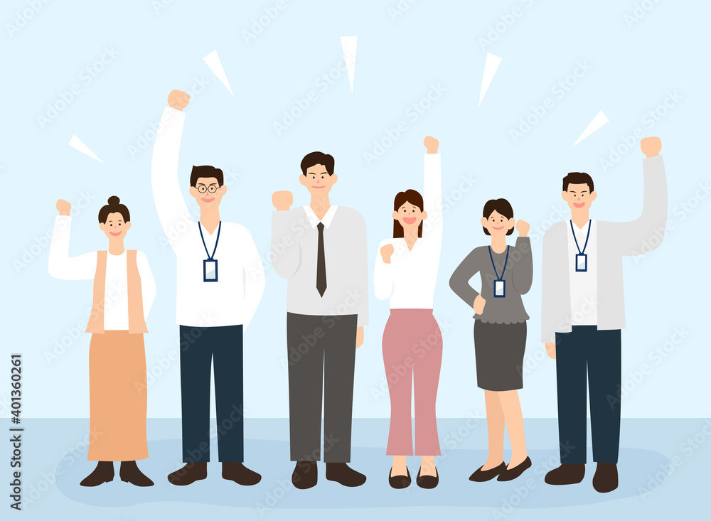 Collection of Business Person Illustrations 