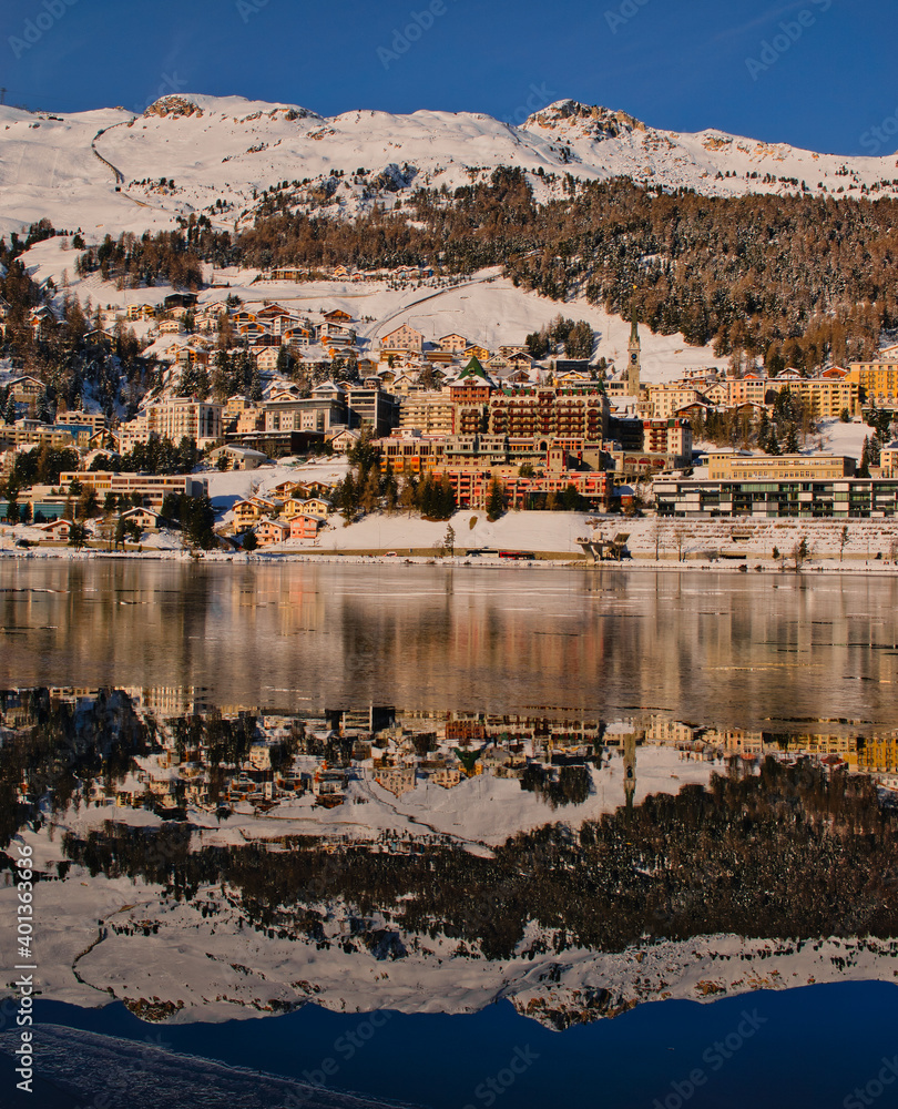 Obraz premium St Moritz im Winter