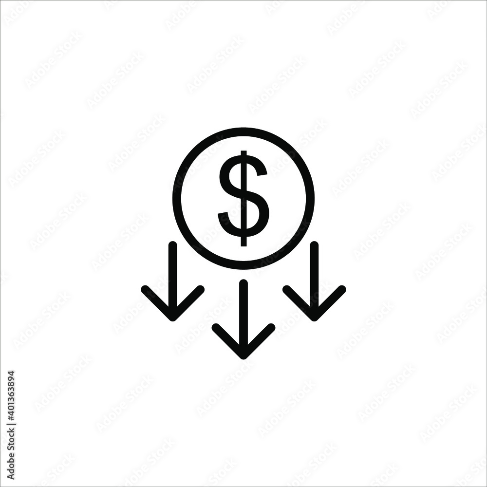 increase money growth icon on white background. vector eps 10 increase money growth icon on white background. vector eps 10