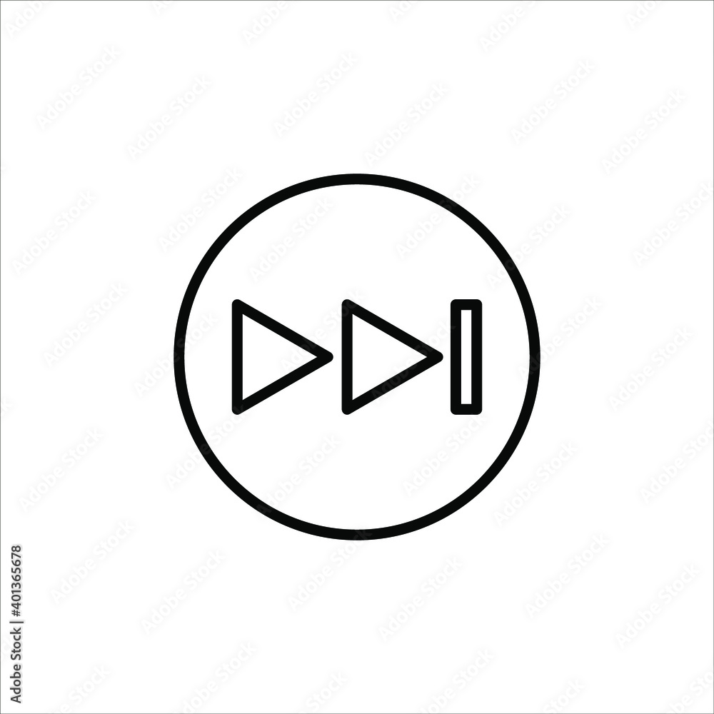 Play and pause button Vector icon. Video play button symbol vector illustration icon editable isolated on white background Play and pause button Vector icon. Video play button symbol vector illustration icon editable isolated on white background