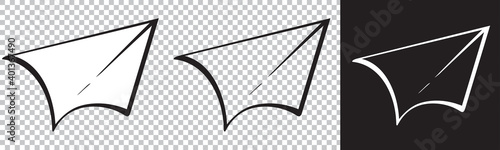 DESSIN D'AVION EN PAPIER