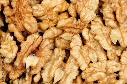 de-shelled walnuts