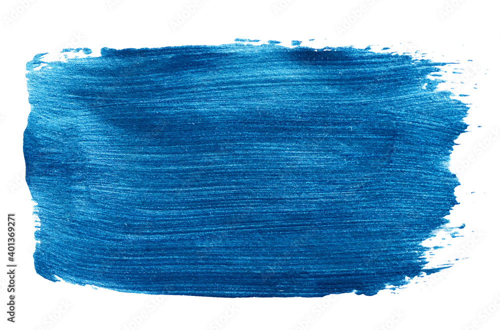 Vector blue metallic paint texture isolated on white - acrylic brush stroke element for Your design Vector blue metallic paint texture isolated on white - acrylic brush stroke element for Your design
