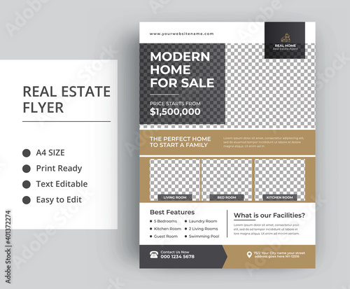 Real Estate Flyer Template	