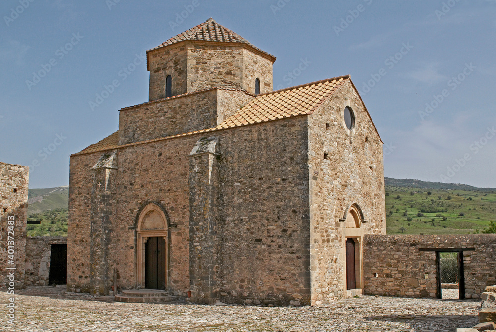 The abandoned Monastery of Panagia tou Sinti