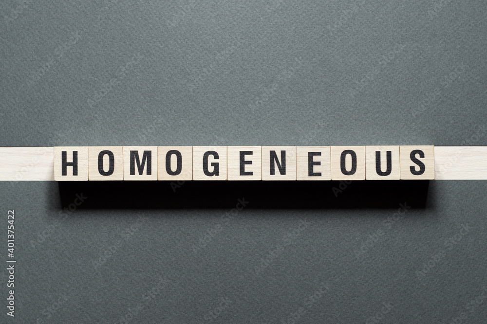 Homogeneous word concept on cubes Homogeneous word concept on cubes