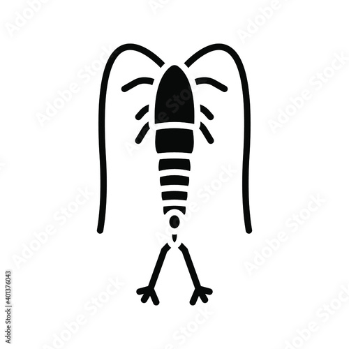 Plankton vector icon. copepod icon. animal sign. vector illustration