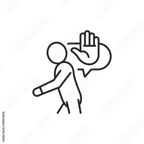 Closeness line color icon. Sign for web page, mobile app