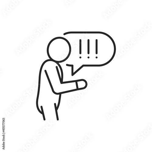 Anger line color icon. Sign for web page, mobile app