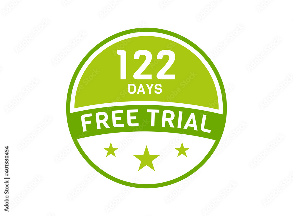 122 days free trial. 122 day Free trial badges 122 days free trial. 122 day Free trial badges
