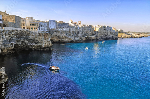 polignano al mare Italian coast photo