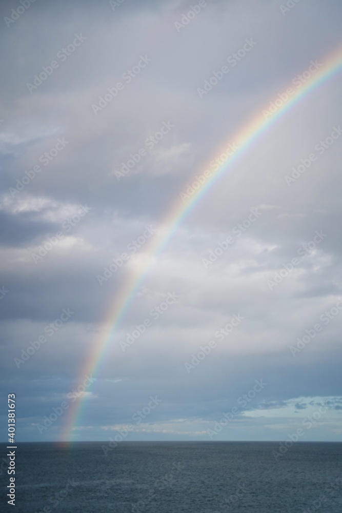 Rainbow over the sea Rainbow over the sea