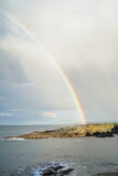 Rainbow over the sea