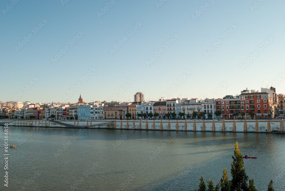 the ancient neighborhood of Triana in Seville, Spain
