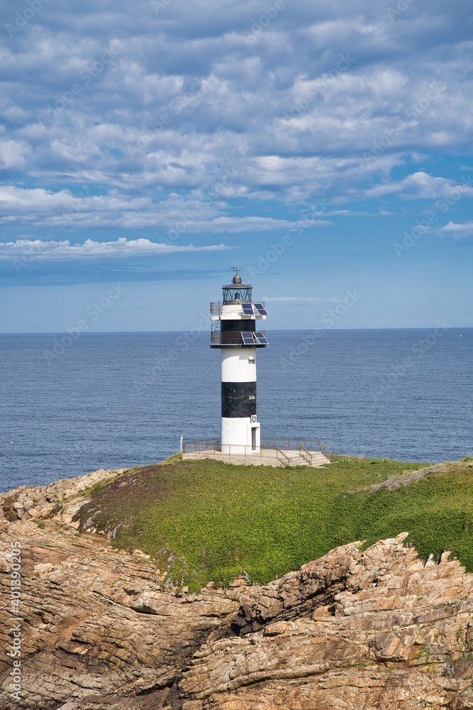 Lighthouse in sunny day