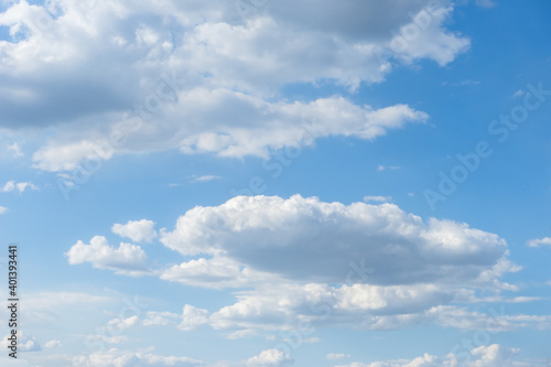 clouds in the blue sky. Background cloud summer