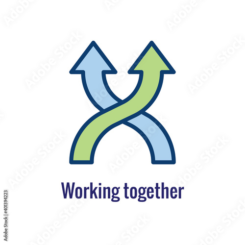Free Download Companies merging together, one buying out the other - icons - GFXLoad