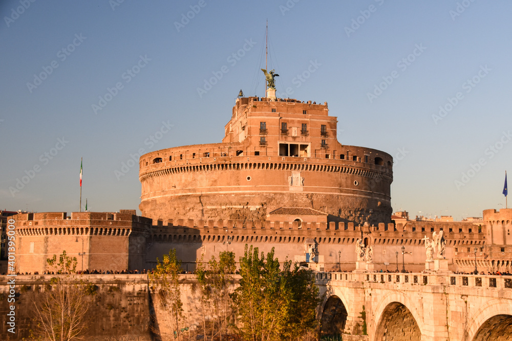 Castel Sant'Angelo in Rome, Italy.
Castel Sant'Angelo in Rome, Italy.