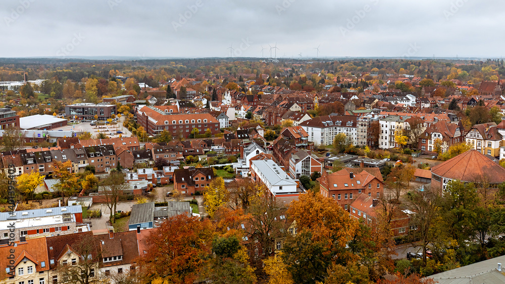 Germany, aerial view of the city of Luneburg