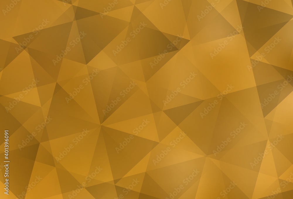 Light Orange vector gradient triangles texture. Light Orange vector gradient triangles texture.