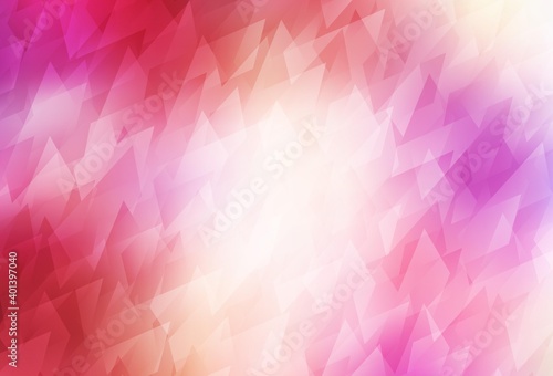 Light Red, Yellow vector texture in rectangular style.