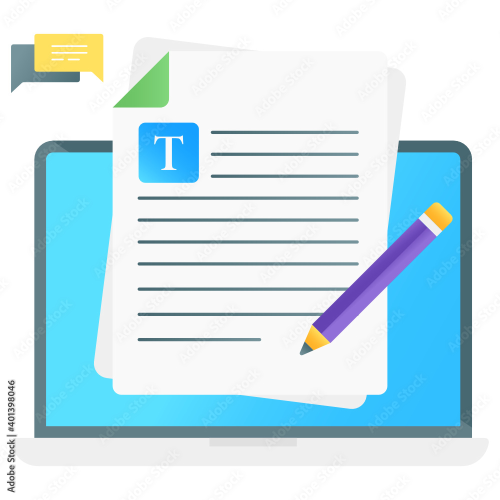 A modern flat gradient vector of online assignment
A modern flat gradient vector of online assignment