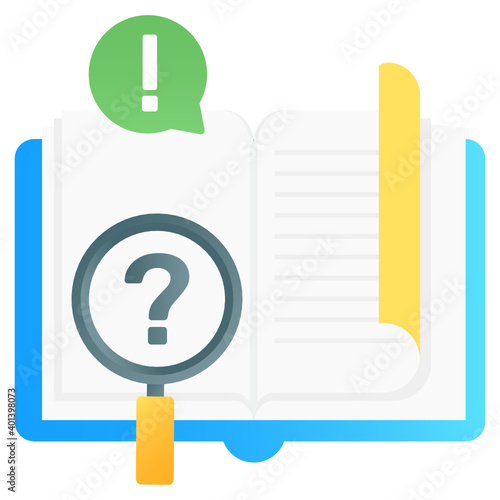
Modern flat gradient vector of know how, editable design
