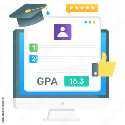 
Online gps flat gradient vector of online grade
