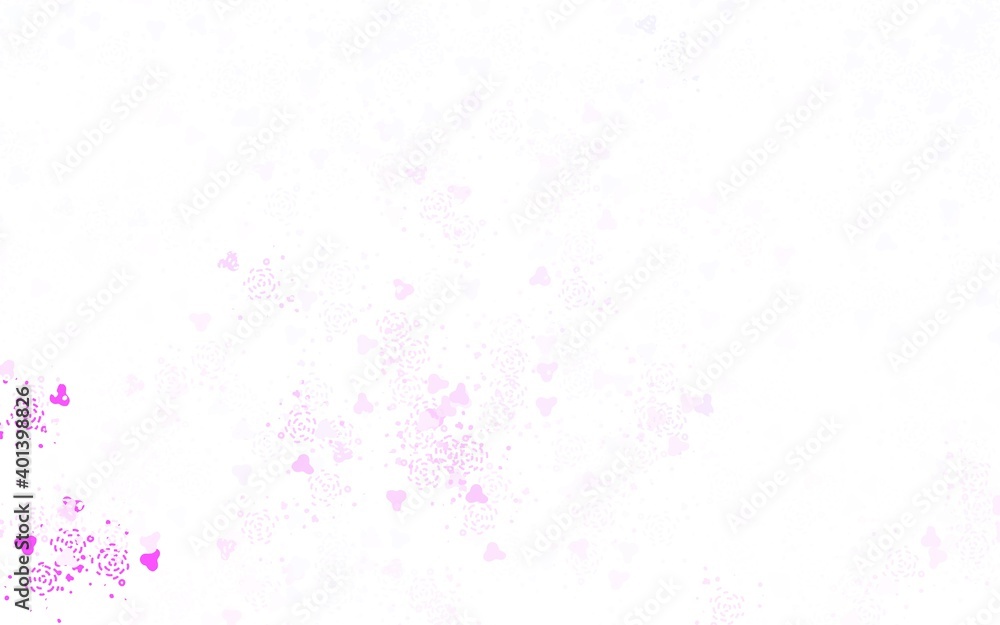 Light Purple vector background with abstract shapes. Light Purple vector background with abstract shapes.