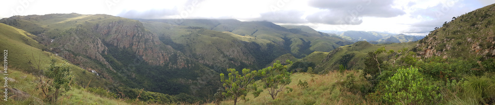 Panoramic scenery at Malolotja National Park
