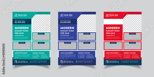 Modern Real Estate Flyer Template Design
