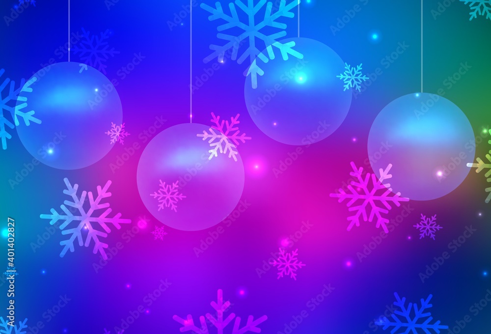 Dark Pink, Blue vector backdrop in holiday style. Dark Pink, Blue vector backdrop in holiday style.