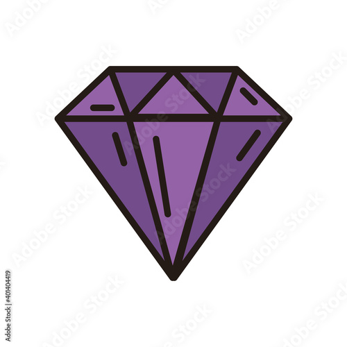 diamond icon isolated vector design