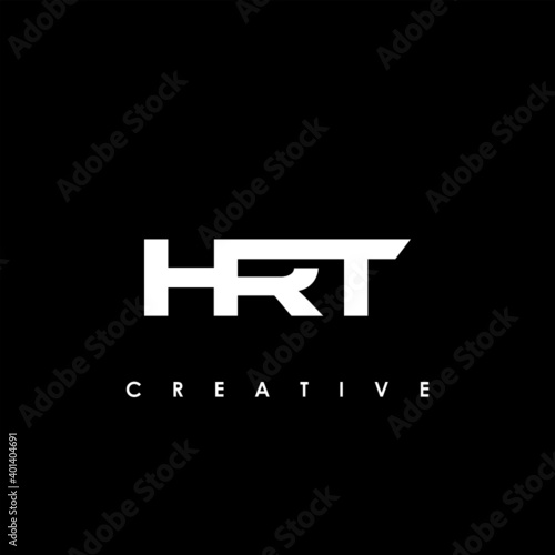 HRT Letter Initial Logo Design Template Vector Illustration photo