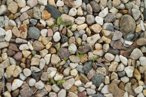rubble pattern on the road