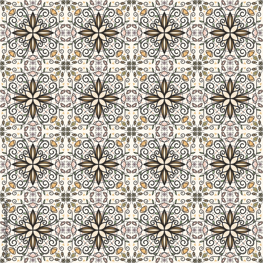 seamless pattern with flowers seamless pattern with flowers