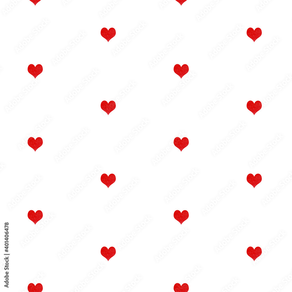 Simple background with red watercolor hearts. Seamless digital paper. Simple background with red watercolor hearts. Seamless digital paper.